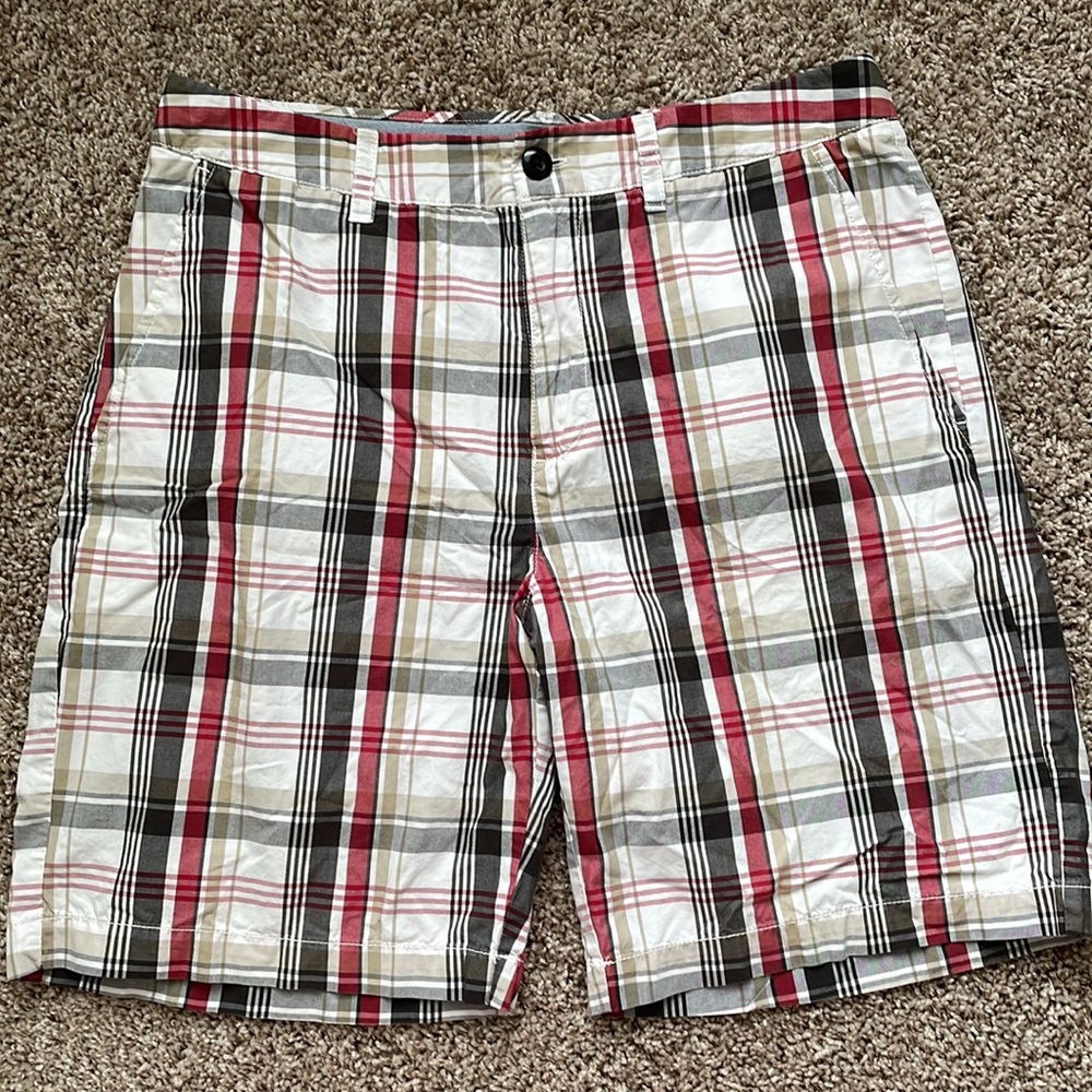 🌹4/$25 Croft & Barrow | plaid shorts sz 32